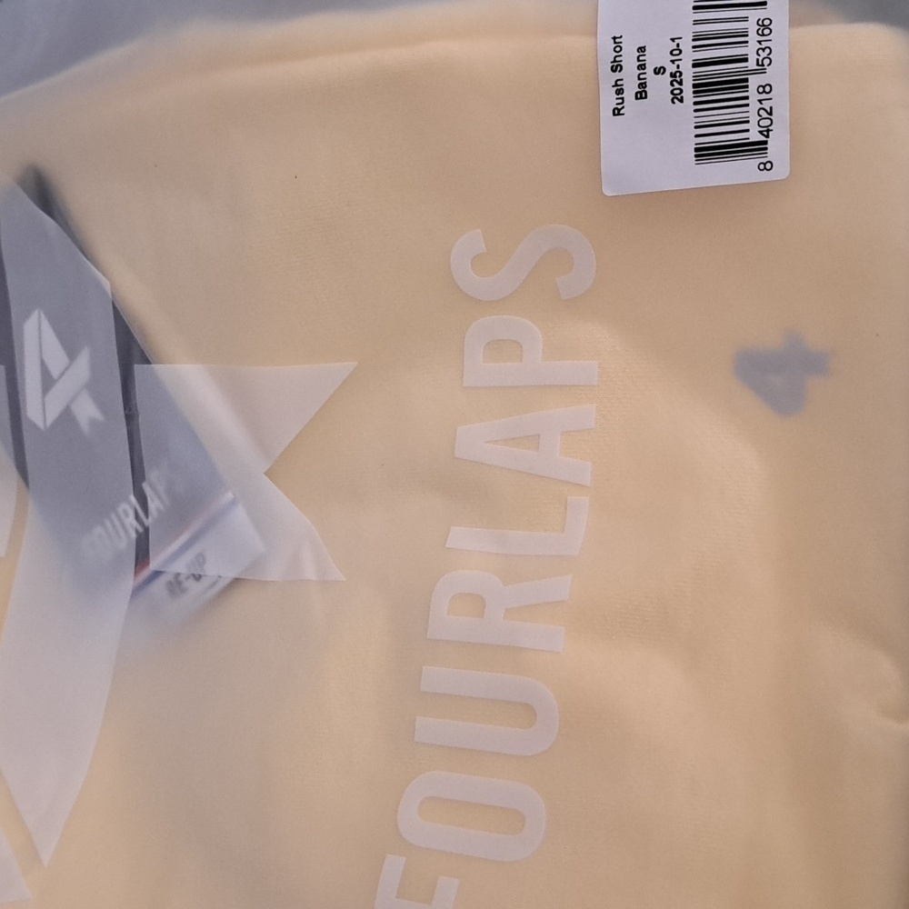 Fourlaps Rush Shorts Banana Workout Size Small - Picture 5 of 5